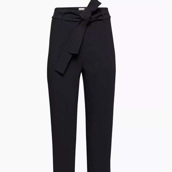Aritzia Wilfred tie front high waisted pants - Picture 2 of 14